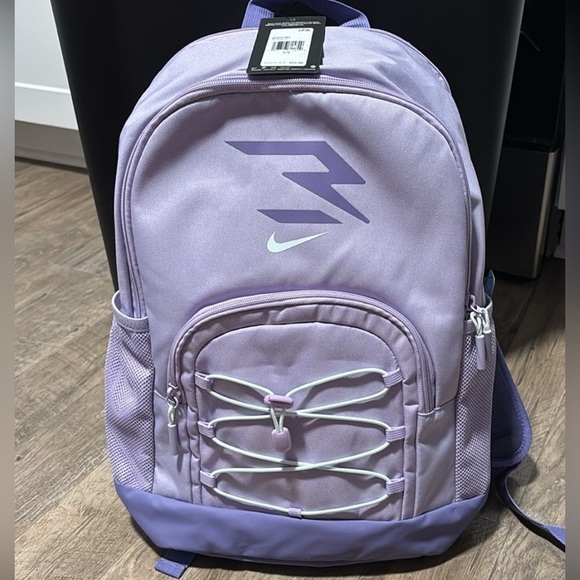 Nike Hydrangeas 3 Brand Backpack,3 zip compartment,padded laptop,bottle slots + - Picture 1 of 13